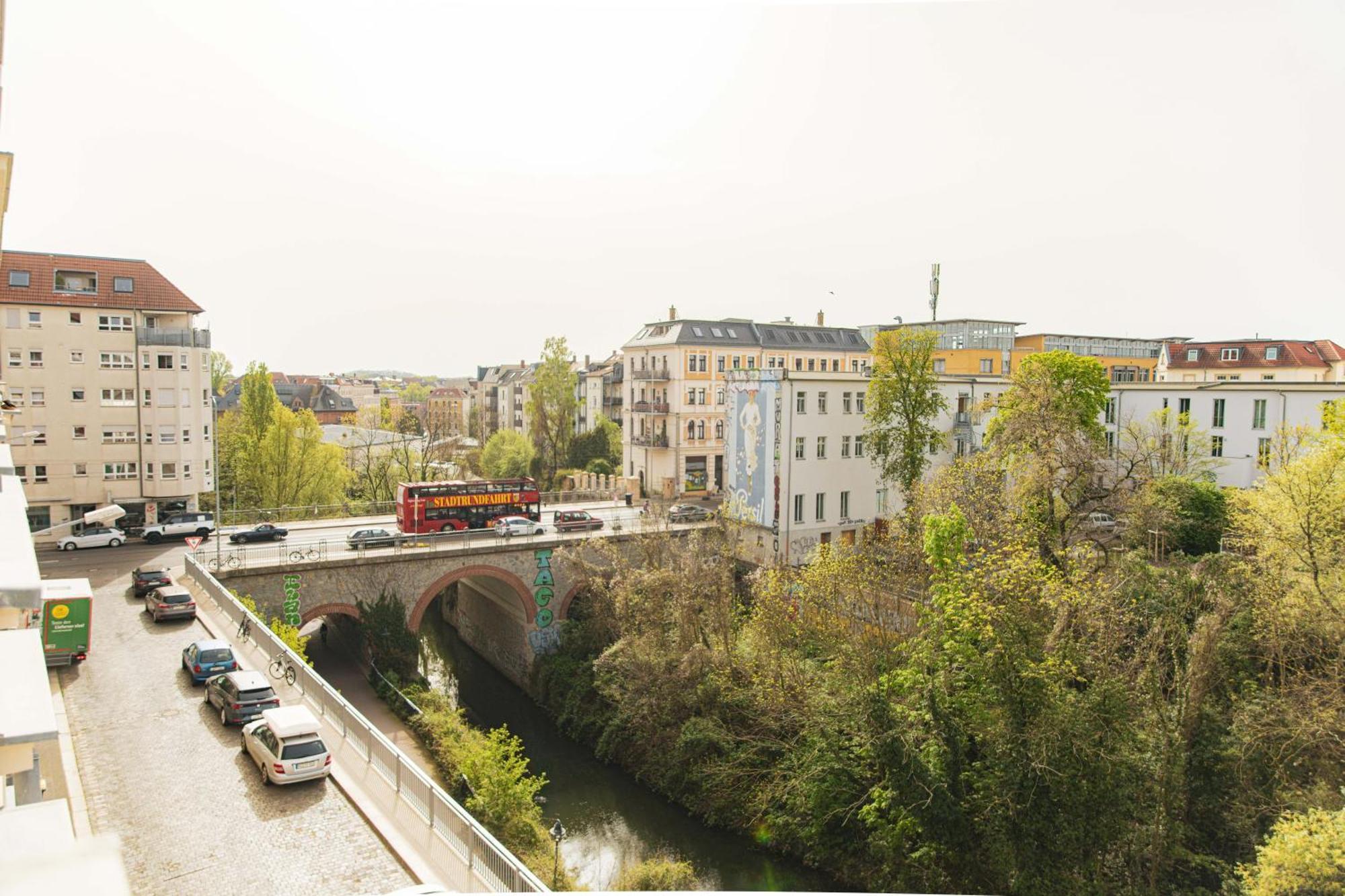 Prime - 2 Zimmer Wohnung Direkt Am Fluss Leipzig Exterior photo